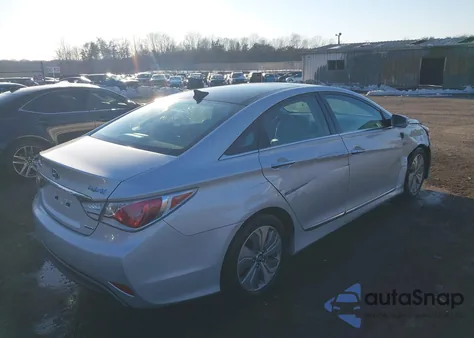 2015 Hyundai Sonata Hybrid Limited из США, поврежденный, VIN KMHEC4A4XFA136964